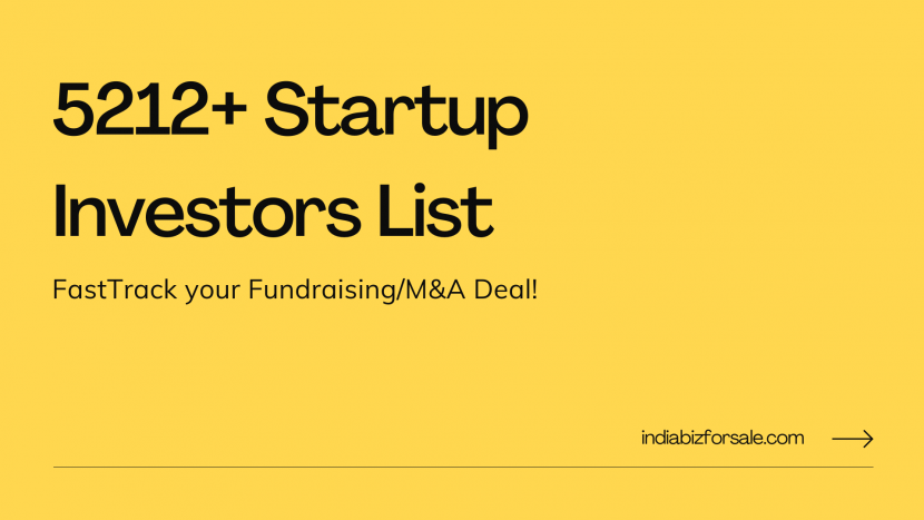 5012+ Startup Investors to Complete your Fundraising Deal