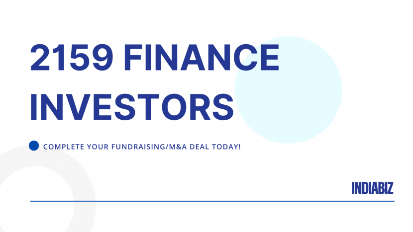 Access 2159+ Finance Investors in India for Fundraising and M&A